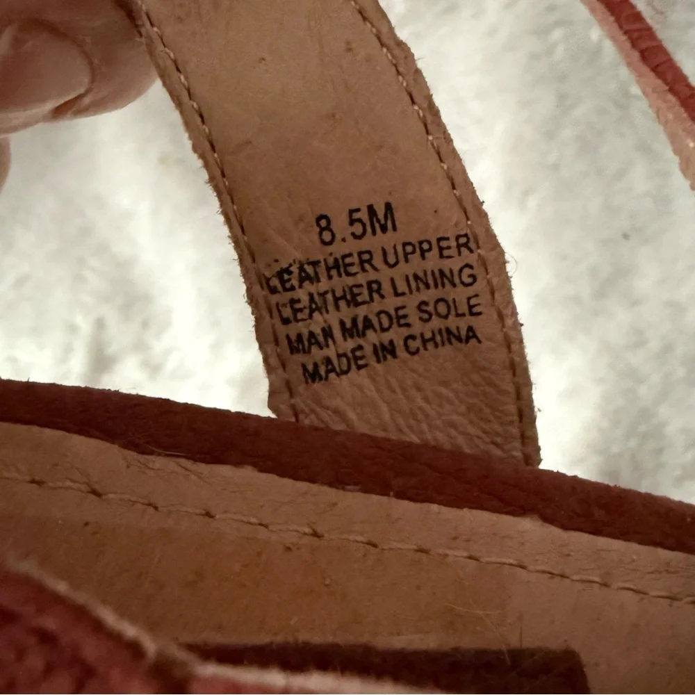 Nurture Heels Women's Strappy Sandals - Brown Size‎ 8.5M Party Career New